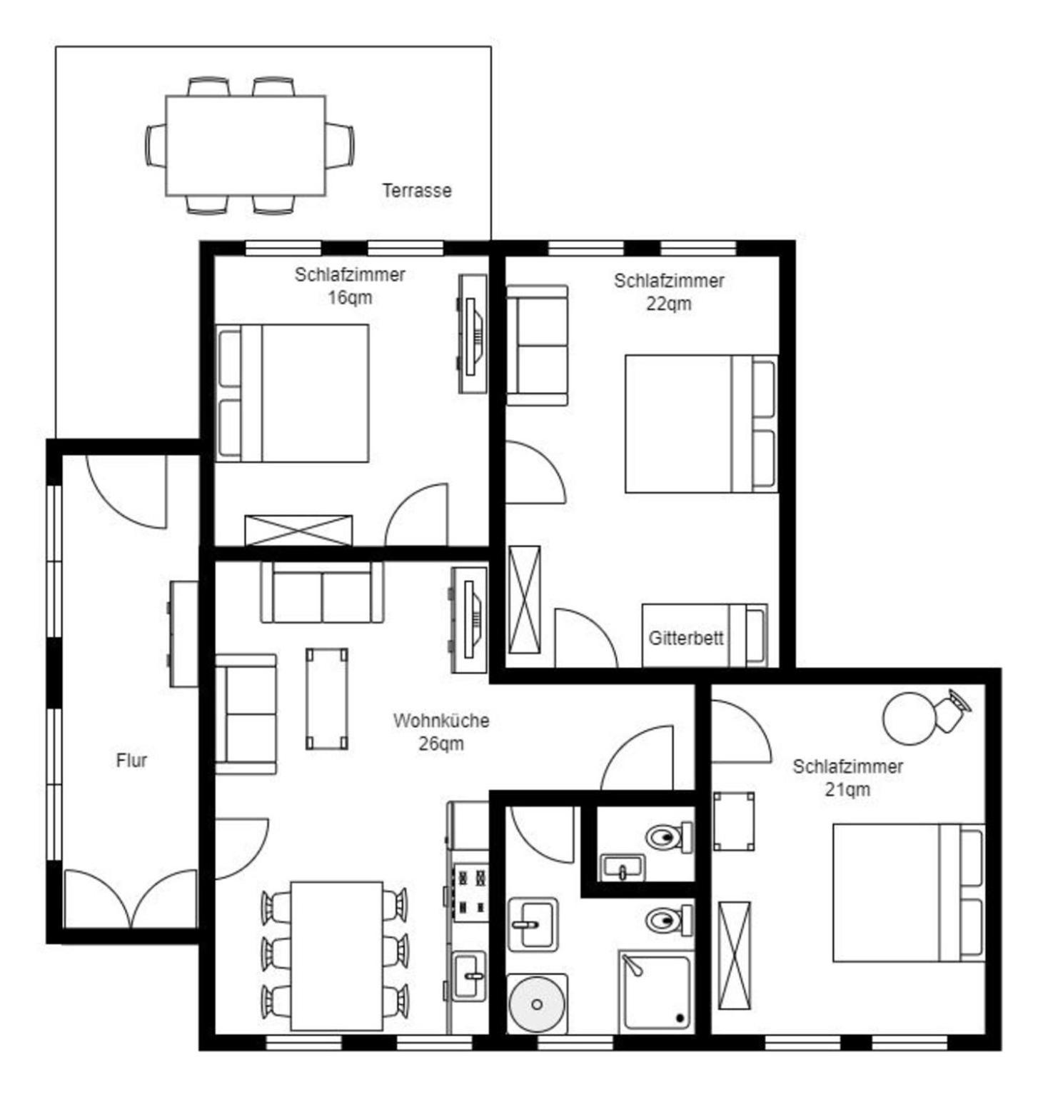 Ferienwohnung Biethahn - Gaarden Brodersby-Goltoft Esterno foto